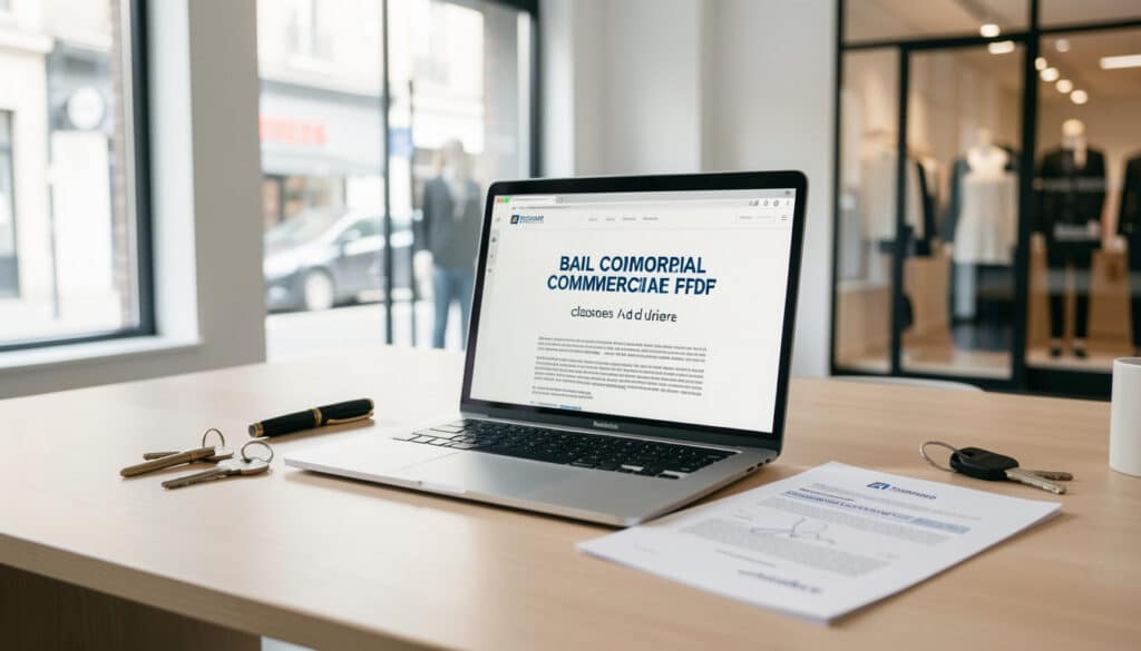 Modèle de bail commercial en PDF : clauses et durée