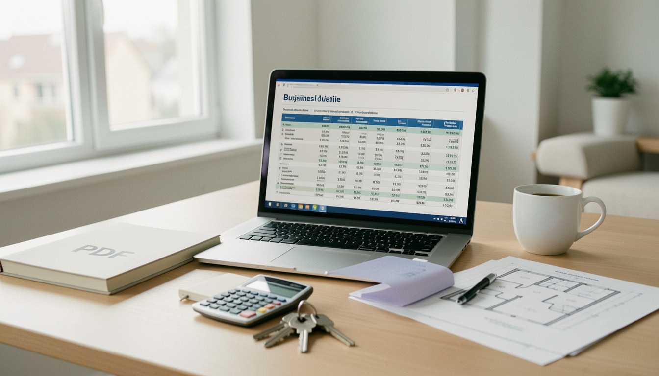 Business plan immobilier locatif gratuit en PDF