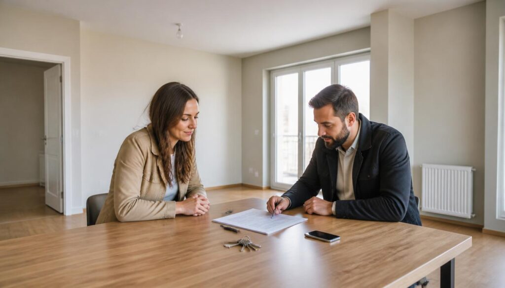 Attestation d’état des lieux de sortie et fin de bail